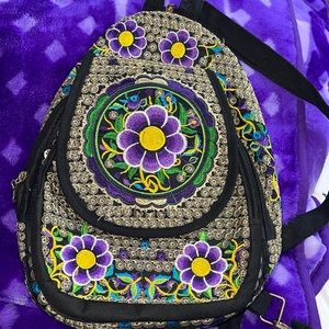 Handmade embroidered bag